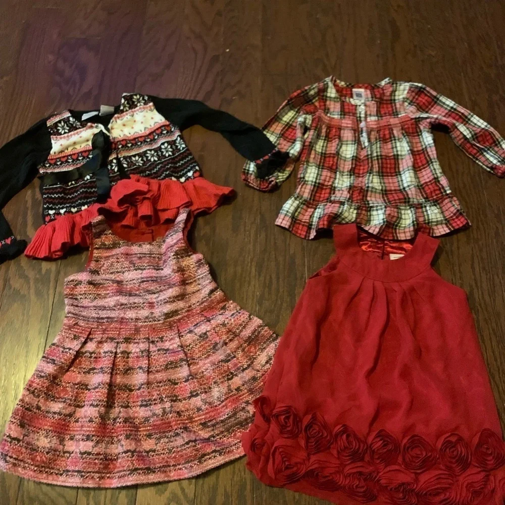 Baby girl clothing lot  holiday bundle